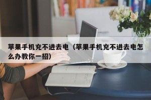 苹果手机充不进去电（苹果手机充不进去电怎么办教你一招）